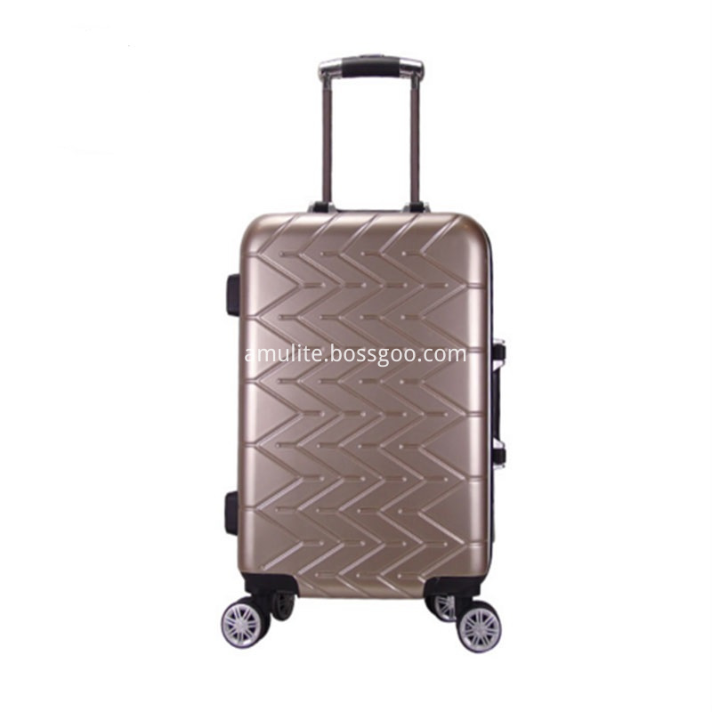 Golden Pvc Luggage