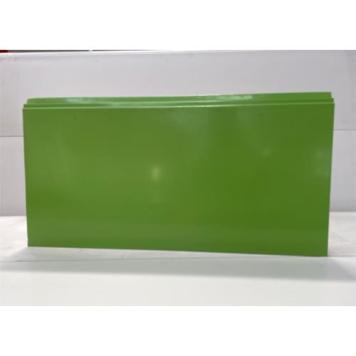 Green Flat Insulation Board Metal Exterior Wall Panel Polyurethane Core Panels