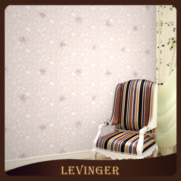 Levinger 3D PVC Economical And Competitive Floral Country Style Wallpaper For Home