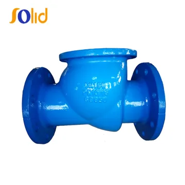 Ductile Iron Check Valve Flanged End Wafer Type Swing Type
