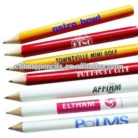 3.5inch mini printed coloured pencil (HB black lead)