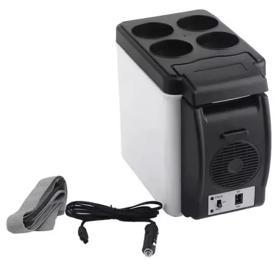 6L 12V Portable Mini Car Fridge: Cooling and Heating Car Refrigerator