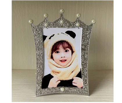 Resin Imperial Crown Flower Photo Frames Art Decoration Studio