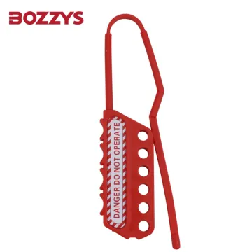 Nylon Non-Conductive Lockout Hasp for Electrical Safety Lockout/Tagout with 6-Holes