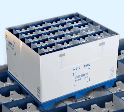 Collapsible blister turnover box