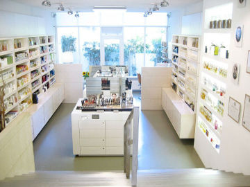 Funroad island cosmetic cabinets for cosmetic shop decoration