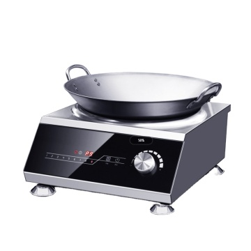 Chefmax Industrial 5000W Gas and Induction Pressure Cooker with Touch Knob