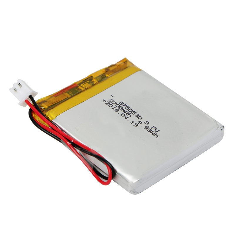 875053 3 7v 2700mah Lithium Polymer Battery