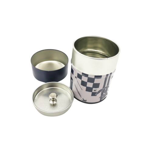 Tea Metal Tin Round Tinplate Metal Tin Tea Tin Manufactory