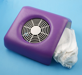 110V/220V Purple Nail Drill Art Dust Suction Collector Manicure Salon