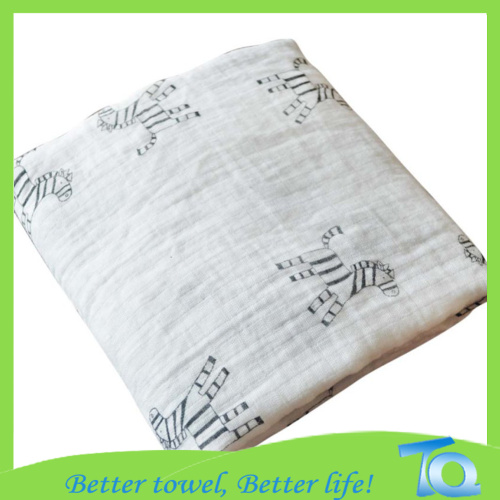 Baby Muslin Baby Swaddle Blanket 47x47 Gift Box Packing
