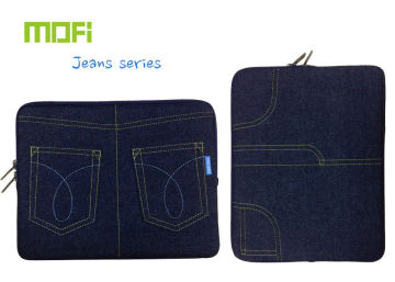 Jeans Style Tablet Protective Cases Black / Blue Flannel
