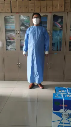 SMS isolation gown SMS disposable