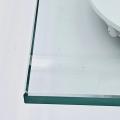 12mm thk clear toughened shower tempered door