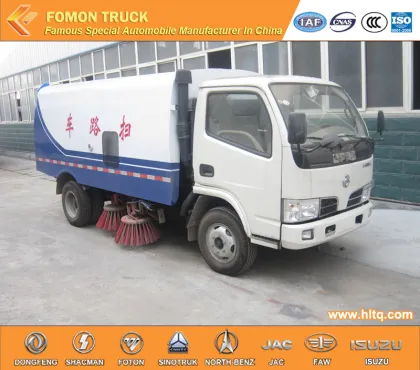 Dongfeng 4x2 Vacuum Road Sweeper Truck