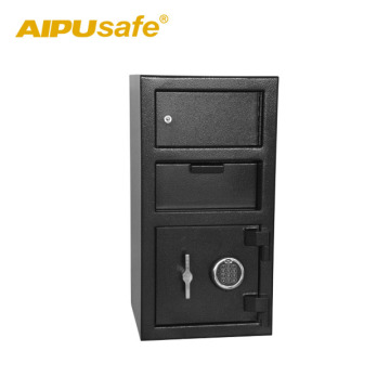 FL2714M-EK Front Loading Cash Safe Deposit Box with Compartment and 3mm Body, 12mm Door Drop Safe