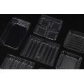 Clear plastic cake box with handle and lid