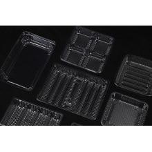 Clear plastic cake box with handle and lid
