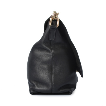 Frauen Leder Schwarz Handtaschen Trend Messenger Taschen 2019