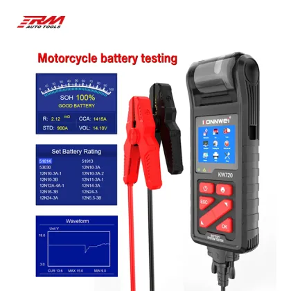 KONNWEI Midtronics KW720: 6V/12V/24V Battery Tester with Thermal Printer