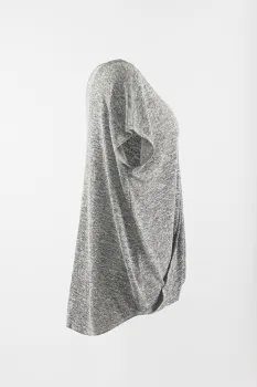 Heather grey sleeveless T shirt