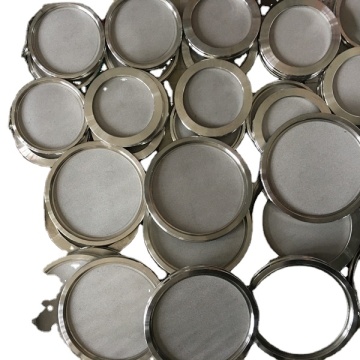 1 micron roestvrij staal gesinterde filterplaat voor tri-clamp extractor