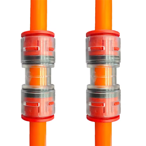 Microduct Straight Coupler fiber optic HDPE duct microduct straight connector coupler Manufactory