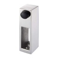 Cửa phòng tắm cửa kính bằng thép không gỉ ròng rọc