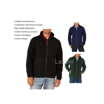 Men's Custom Logo Full-Zip Long Sleeve Winter Coats