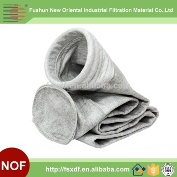 Antistatic polyester dust filter bag for metallurgy of iron and steel coal mill system