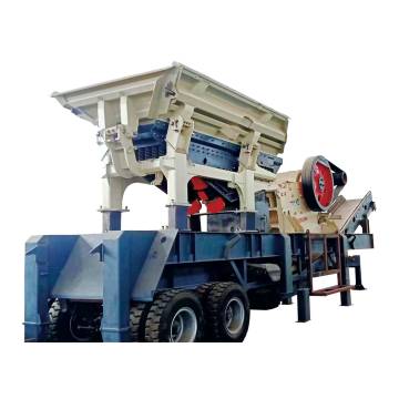 Unidad de procesamiento móvil CW106 para trituración de piedra confiable