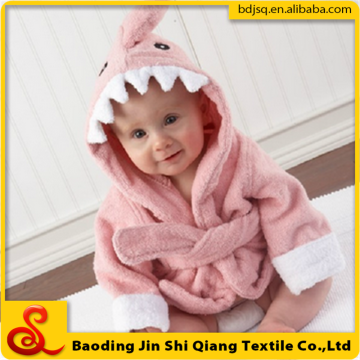 Hot sale Cartoon 100% Cotton baby softtextile bath towel Bathrobe