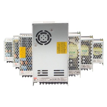 Meanwell LRS-100-5, RS-25-48, NES-350-48, and RT-50B Switching Power Supply: Specifications and Features