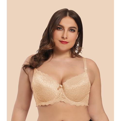 Soutien-gorge à bonnets en dentelle grande taille