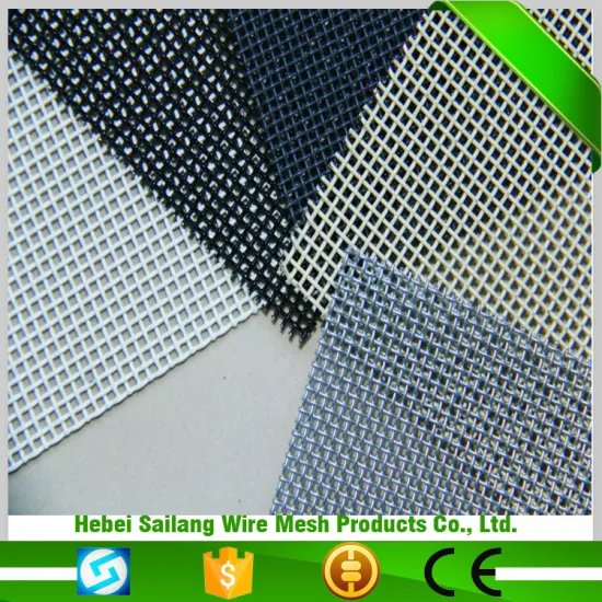 Alibaba online shopping sales black powder coated stainless steel security mesh