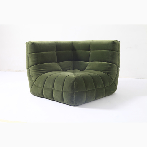 Modern etnicraft n701 modular tyg soffa