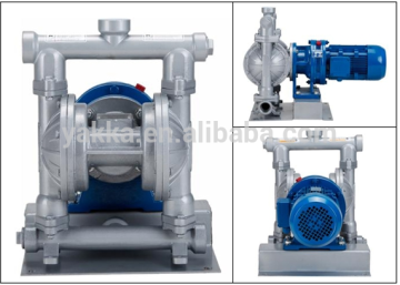 DBY3-32 electric diaphragm pumps in aluminum alloy with nitrile diaphragms