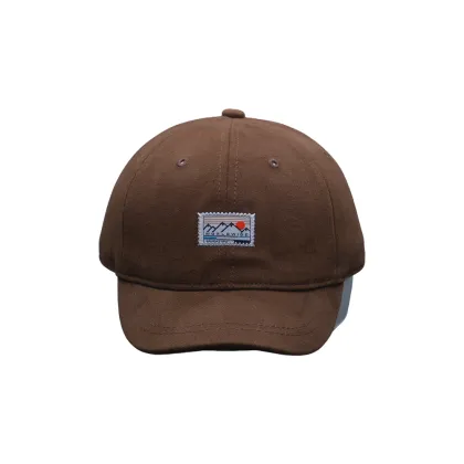 Soft Appliqué Peach Skin Baseball Cap