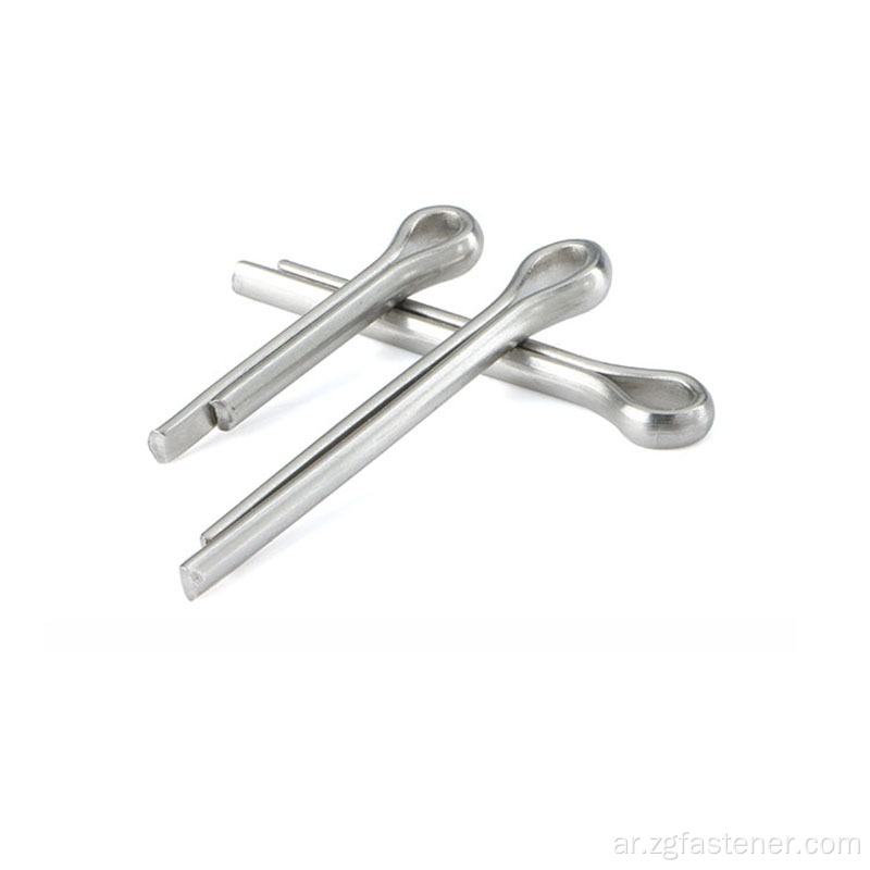 دبابيس زنبركية ملفوفة متريّة DIN Standard Spring Split Cotter Pin GB 91 / DIN 94