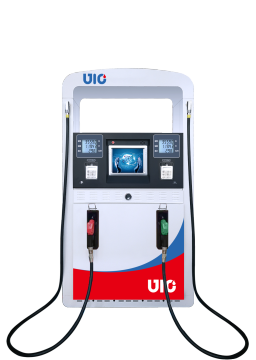 Multimedia four hoses double products fuel dispenser.Q