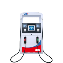 Double Products Fuel Dispenser with Multimedia Four Hoses