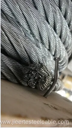 Galvanized Steel Cable with Steel Core 6X36
