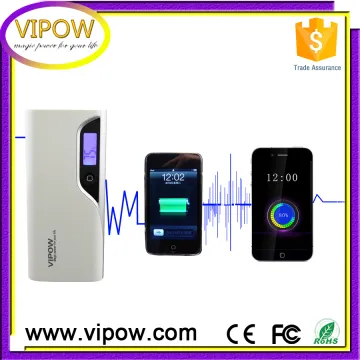 Hot selling fashion CE smart mobile power bank 11000mah+manual