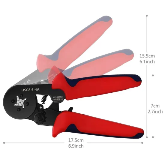 HSC8 6-4 Insulated Crimper Plier Set - 1200PCS Crimping Tool Kit