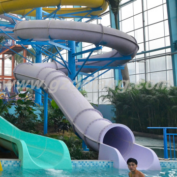 Close spiral fiberglass water slide for sale