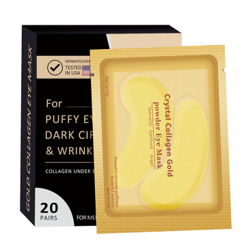 2024 Factory Wholesale Private Label Cosmetics: In-Stock 24K Golden Eye Mask Beauty Care Products