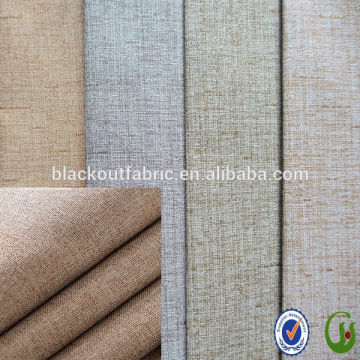 blackout curtain fabric/polyester slub curtain fabric/continuous curtain fabric