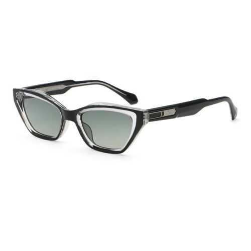 Chunky Geometric Lightweight Retro Cat Eye Sunglasses
