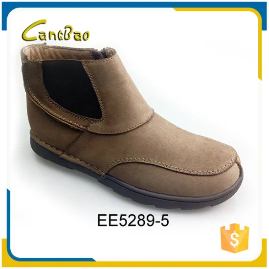 China wholesale cheap price leather durable shoes boots men
