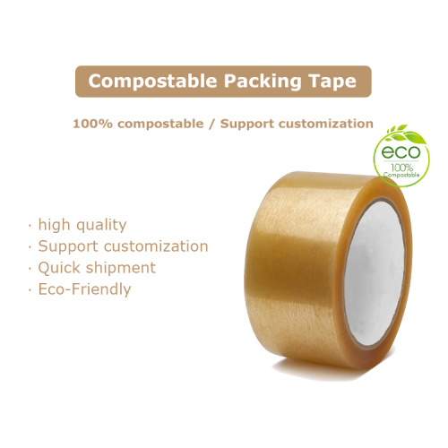 Eco-friendly compostable sealing tape